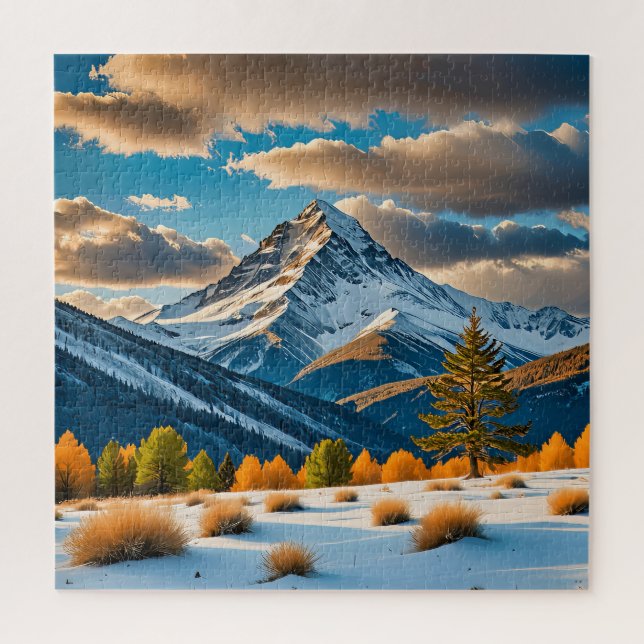 Puzzle Hermoso paisaje montañoso (Vertical)