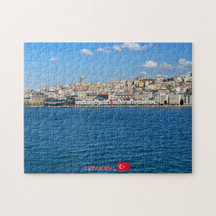 Puzzle Hermoso panorama de viaje a Estambul