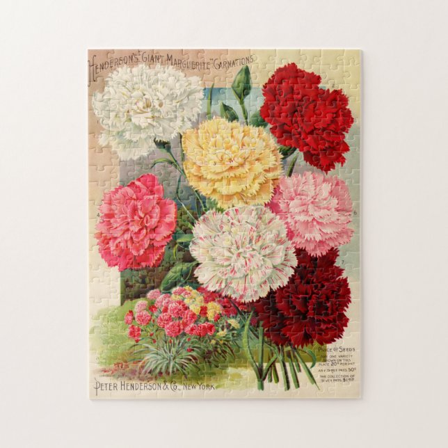 Puzzle Hermoso paquete de semillas florales de Victoria C (Vertical)
