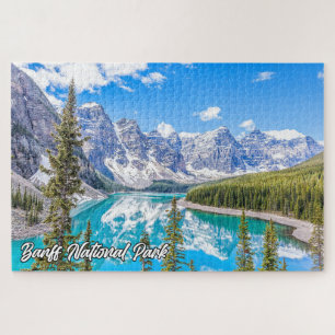 Puzzle Hermoso Parque Nacional Banff, Alberta, Canadá