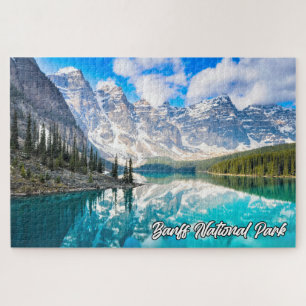 Puzzle Hermoso Parque Nacional Banff, Alberta, Canadá