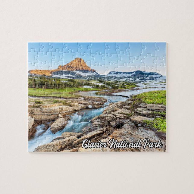 Puzzle Hermoso Parque Nacional Glaciar, Montana (Horizontal)