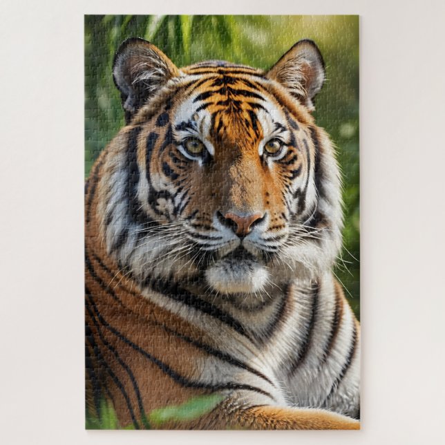 Puzzle Hermoso perfil de tigre (Vertical)