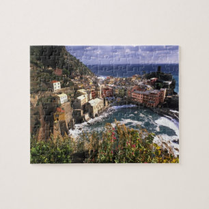 Puzzle Hermoso pueblo de Vernazza en las Cinque