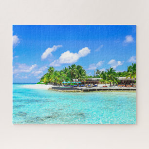 Puzzle Hermoso Resort de Playa en Isla Tropical