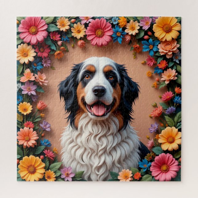 Puzzle Hermoso retrato de perro (Vertical)