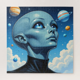 Puzzle Hermoso ser extraterrestre