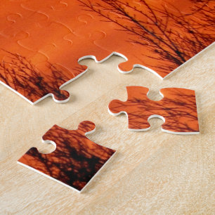Puzzle Hermoso Sunrise Naranja en Kansas