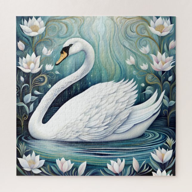 Puzzle Hermoso Swan (Vertical)