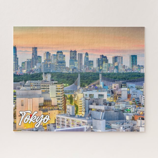 Puzzle Hermoso Tokio, Japón (Horizontal)