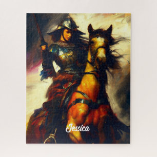 Puzzle Hermoso Valkyrie a caballo