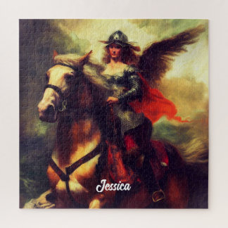 Puzzle Hermoso Valkyrie a caballo