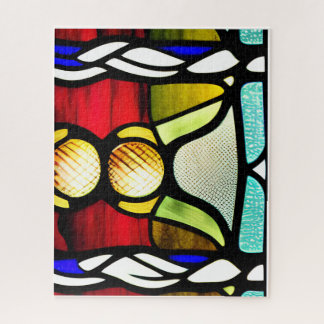 Puzzle Hermoso vidrio manchado amarillo