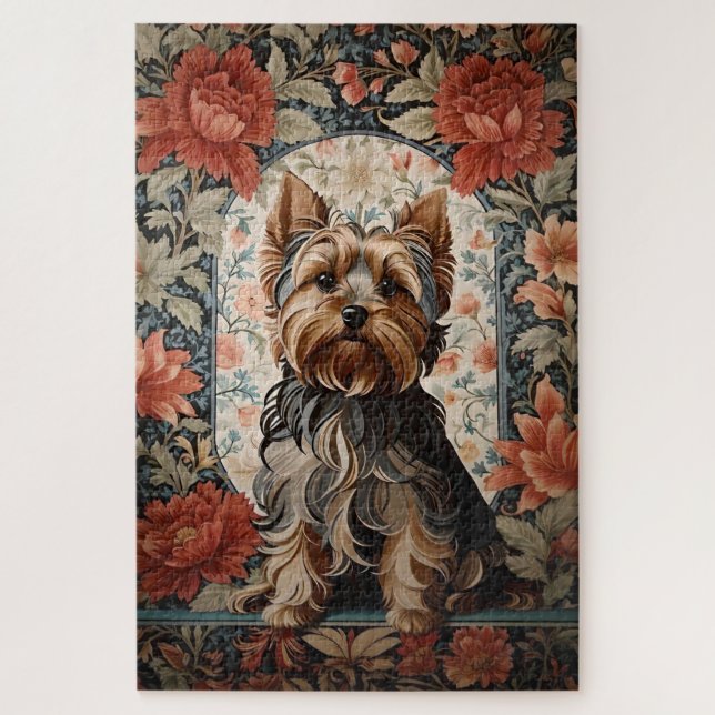 Puzzle Hermoso Yorkie | Retrato Terrier de Yorkshire (Vertical)