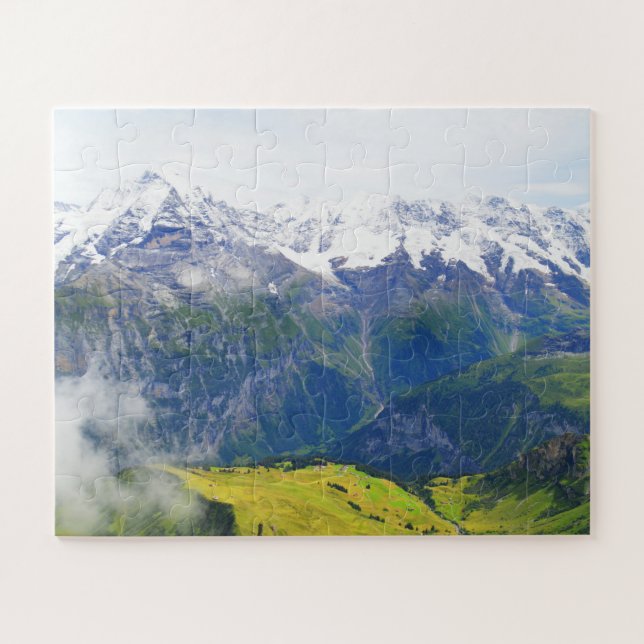 Puzzle Hermosos alpes suizos (Horizontal)