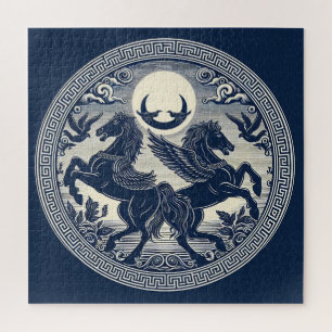 Puzzle Hermosos caballos místicos 50