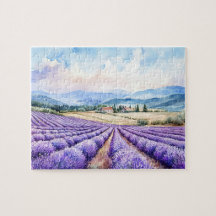 Hermosos campos de lavanda