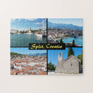 Puzzle Hermosos monumentos de Split - Croacia, Europa