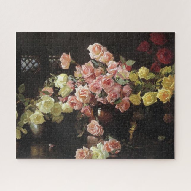 Puzzle Hermosos Rosas (por Joseph DeCamp) (Horizontal)