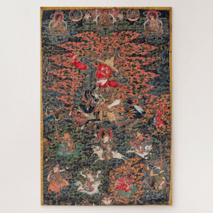 Puzzle Héroe de arte antiguo japonés