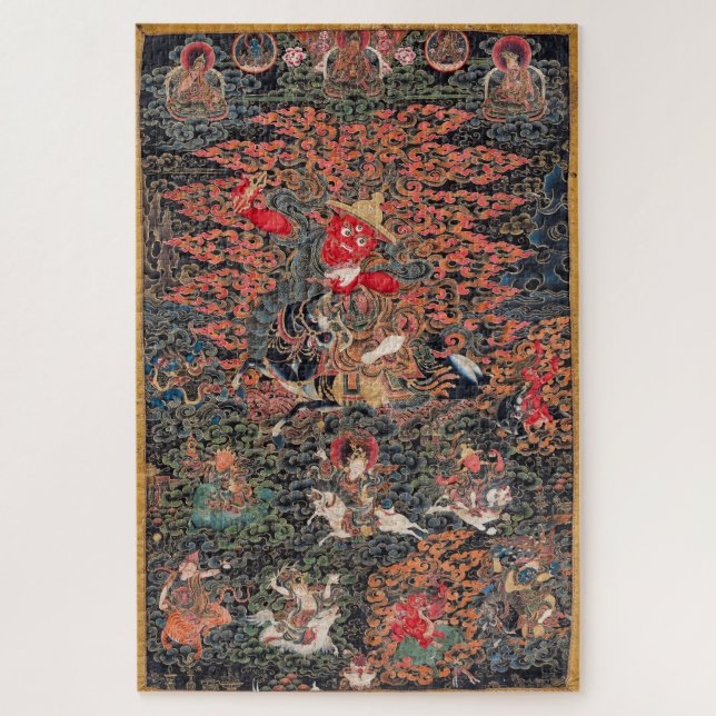 Puzzle Héroe de arte antiguo japonés (Vertical)