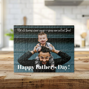 Puzzle Héroe del Día del Padre Foto de Familia Personaliz