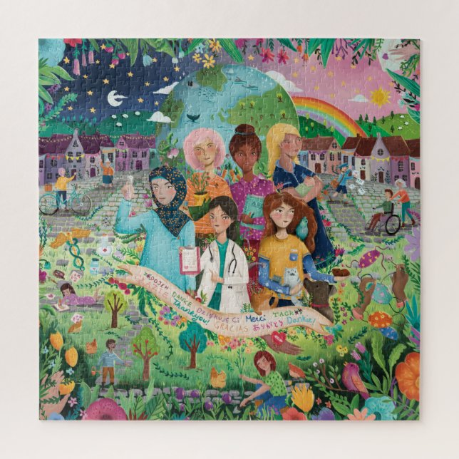 Puzzle Héroes de la mujer de 2020 (Vertical)