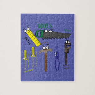 Puzzle Herramientas de carpintero Arte Personalizado capr