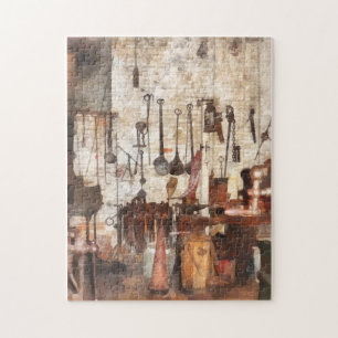 Puzzle Herramientas manuales en taller mecánico