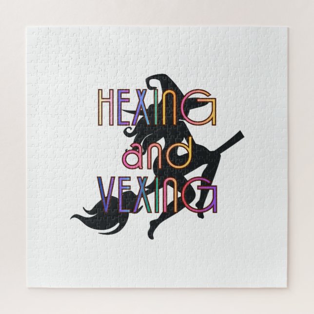 Puzzle HEXING AND VEXING Witchcore Design (Vertical)