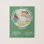 Puzzle Hey Diddle Diddle Birthday Party Collection<br><div class="desc">Ilustracion de rima de guardería de "La verdadera gansa madre" de Blanche Fisher Wright (1916). Una imagen de dominio público fuera de los derechos de autor. Esto se hace a partir de una imagen de muy alta resolución, escaneada directamente desde la fuente original, y por lo tanto ofrece la más...</div>