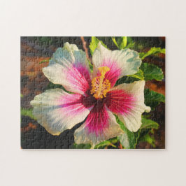 Puzzle Hibiscus en Oahu, Hawaii