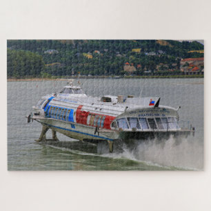 Puzzle Hidrofoil speedboat Meteor, río Danubio