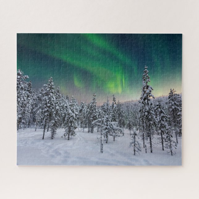 Puzzle Hielo y nieve | Paisaje invernal, Finlandia (Horizontal)