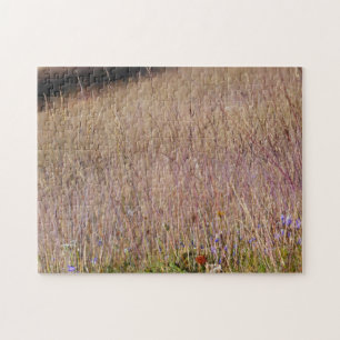 Puzzle Hierba Morada y Flores Silvestres