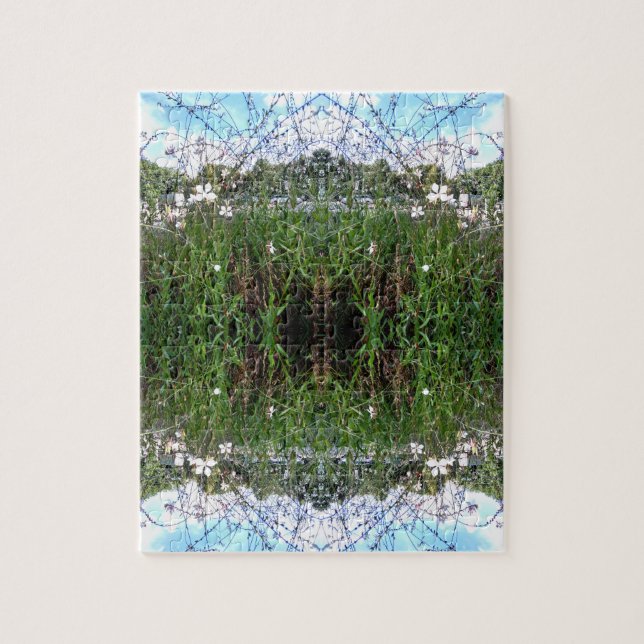 Puzzle Hierba Verde Cielo Azul (Vertical)