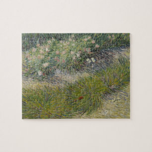 Puzzle Hierba y mariposas por Vincent van Gogh