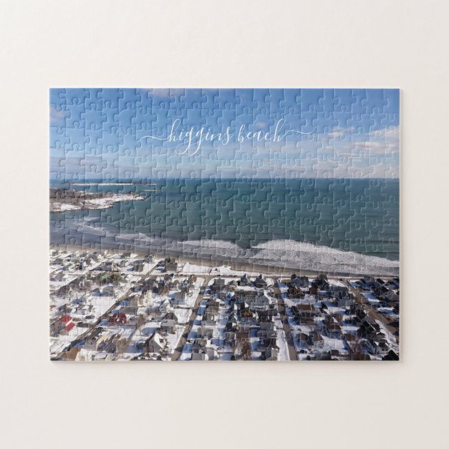 Puzzle Higgins Beach Offseasons Birdseye WinOcean (Horizontal)