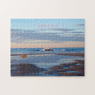 Puzzle Higgins Beach Zen Sunrise Tidal Pool Reflexiones