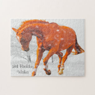 Puzzle Hija de cumpleaños número 18.