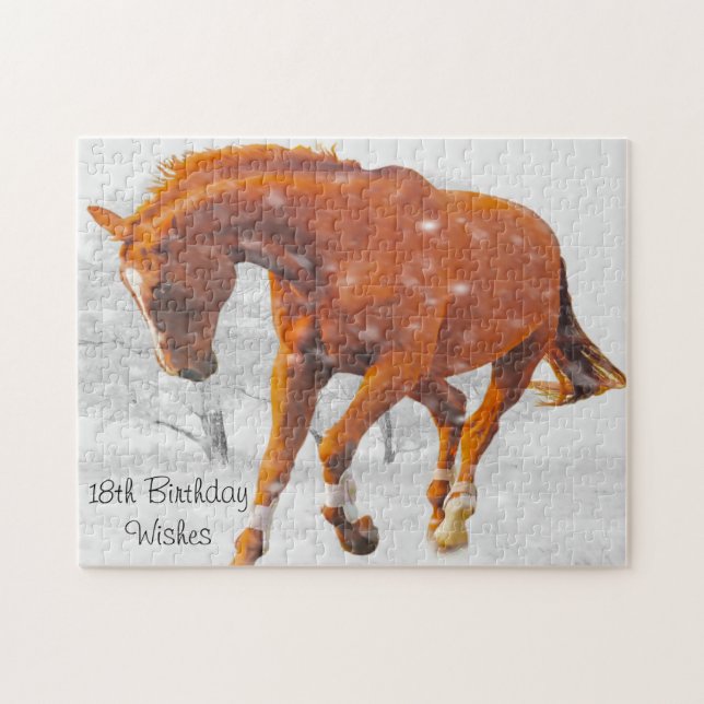 Puzzle Hija de cumpleaños número 18. (Horizontal)