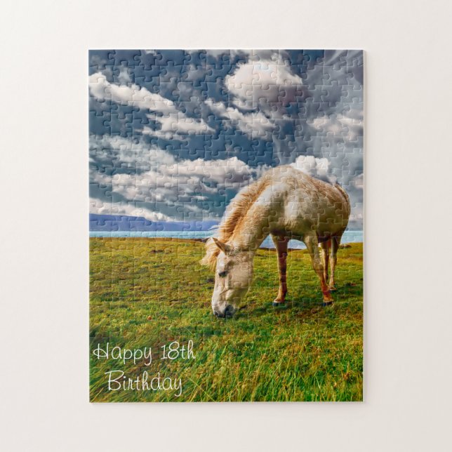 Puzzle Hija de cumpleaños número 18. (Vertical)