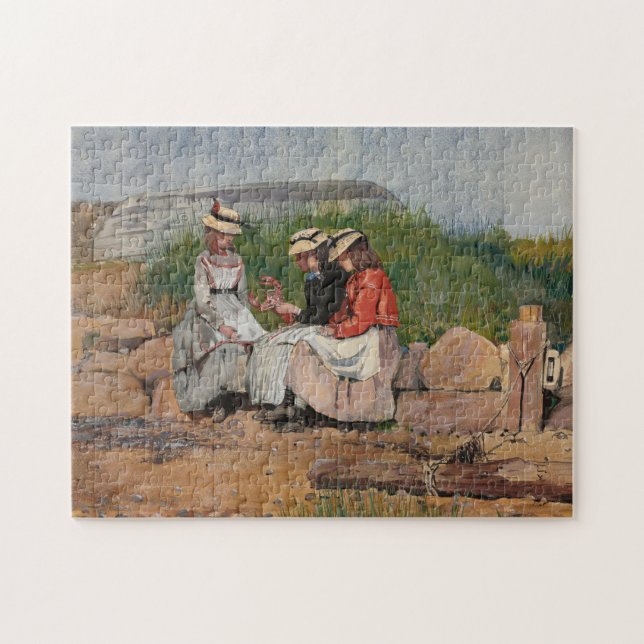 Puzzle Hija de un pescador | Winslow Homer (Horizontal)