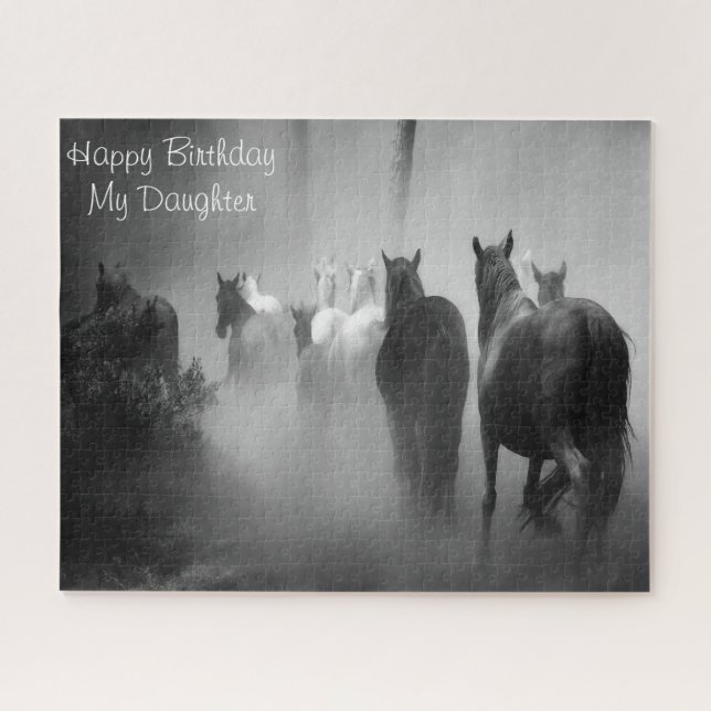 Puzzle Hija en su cumpleaños. (Horizontal)