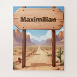 Puzzle Hijos de ruta del desierto personalizados