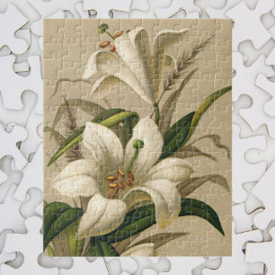 Puzzle Hijos de Semana Santa, flores victorianas en flor