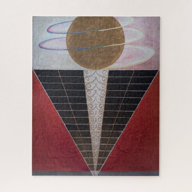 Puzzle Hilma Af Klint, Altarpiece Nº 2, Resumen de Arte (Vertical)