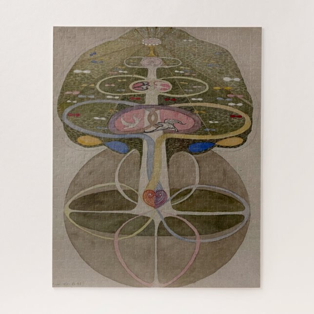 Puzzle Hilma Af Klint, Árbol del Conocimiento No1 Arte Re (Vertical)