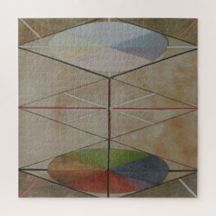 Puzzle Hilma Af Klint, El Cisne No. 23, Arte Resumen