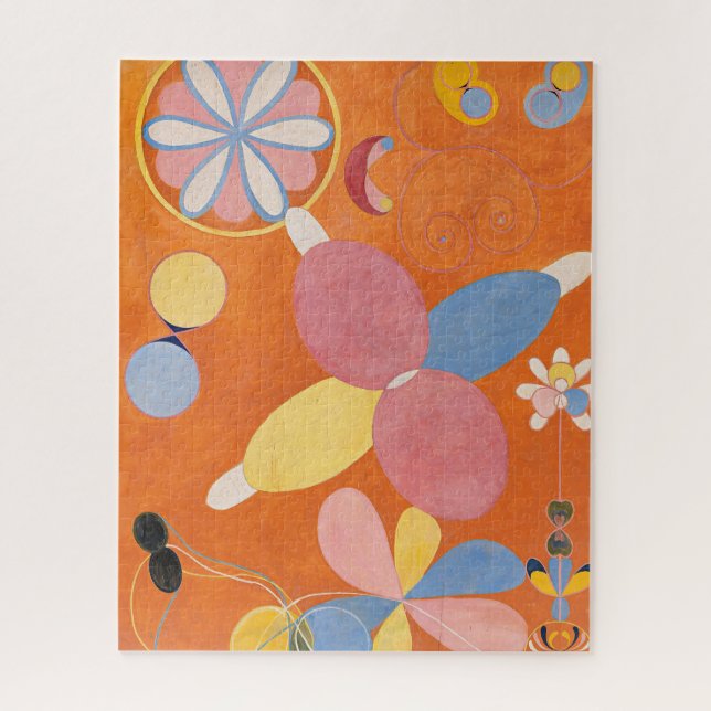 Puzzle Hilma af Klint Resumen Arte vintage (Vertical)